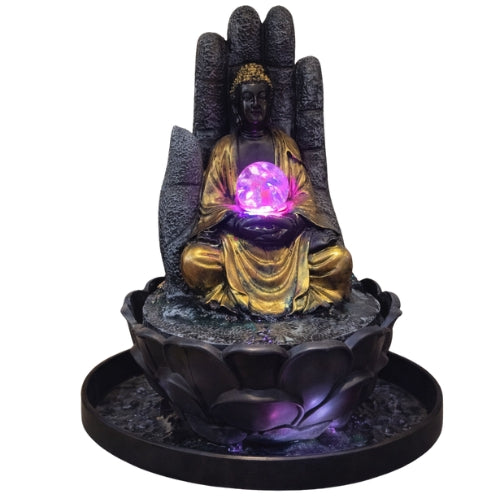 Abhaya Mudra Buddha Water Fountain for Peace & Protection
