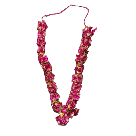Traditional Red Rose Decorative Garland | Wedding, Puja & Welcome Use
