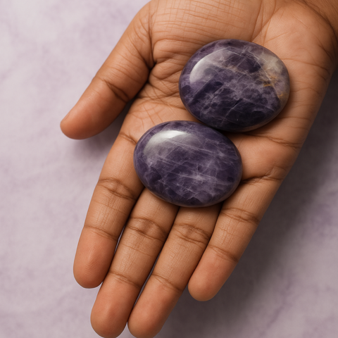 Lunar Calm Amethyst Healing Stones