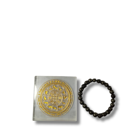 Mandala Selenite Charging Plate