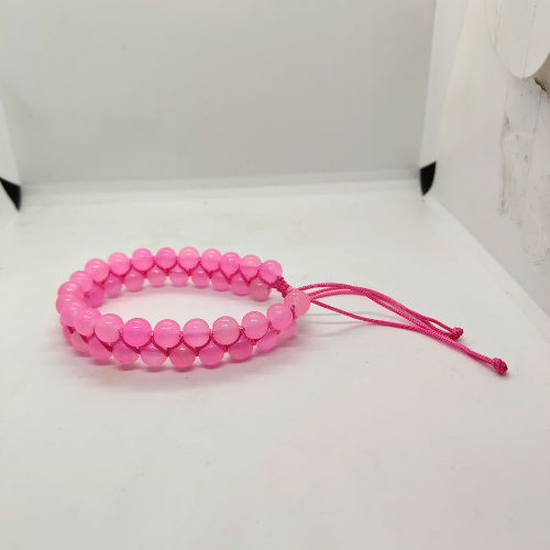 Pink Beads Bracelet for Women & Girls