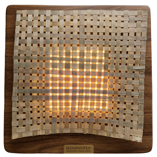 Handmade Bamboo Mat – Woven Natural Bamboo Decorative Mat for Home