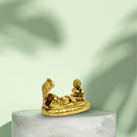 Shree Vishnu Lakshmi Brass Idol – Divine Prosperity & Protection