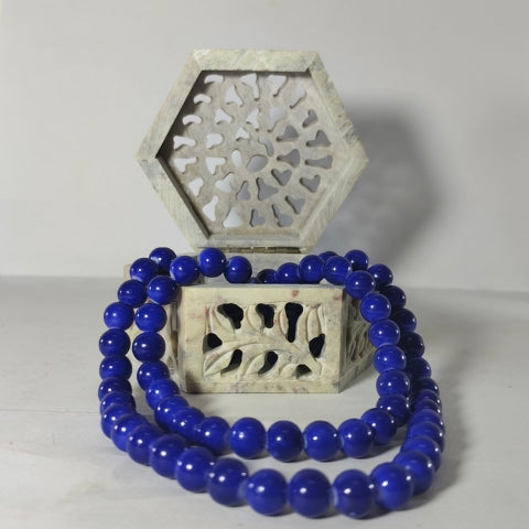 Celestial Blue Energy Necklace – Healing & Positivity