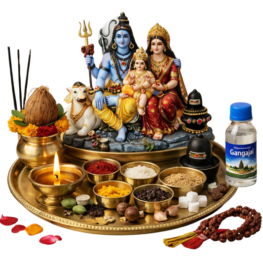 Traditional Full Puja Kit for Hindu Rituals