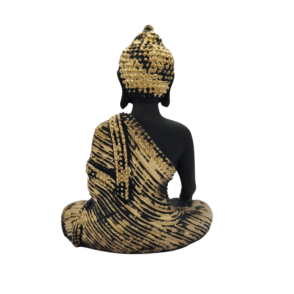 Meditating Buddha Idol in Bhumisparsha Mudra for Home Decor