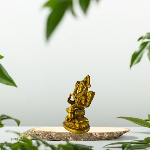 Har Har Mahadev Brass Idol