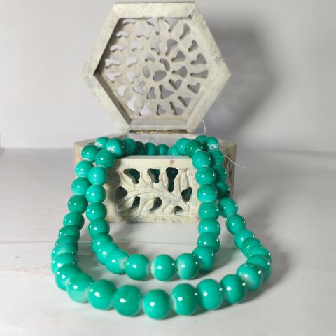 Stylish Green Beaded Necklace for Women – Trendy Fashion Jewelry