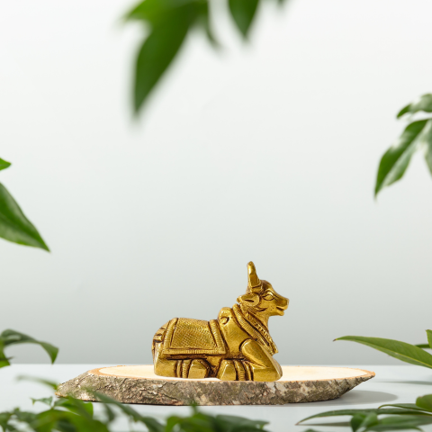 Divine Kamadhenu Brass Idol – Source of Prosperity & Blessings