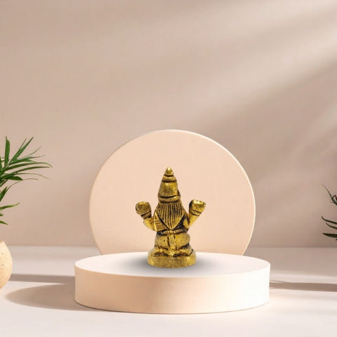 Shubh Vidya Dayini Saraswati Brass Idol