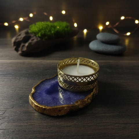 Amethyst Gold Elegance Holder