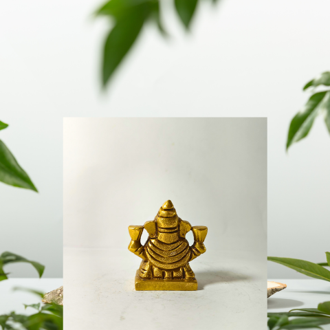 Divine Vighnaharta Ganesha Brass Idol – Remover of Obstacles & Bestower of Success
