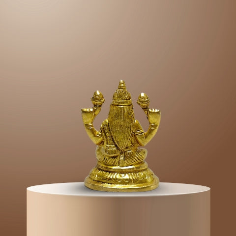 Shubh Lakshmi Brass Idol – Goddess of Wealth & Prosperity