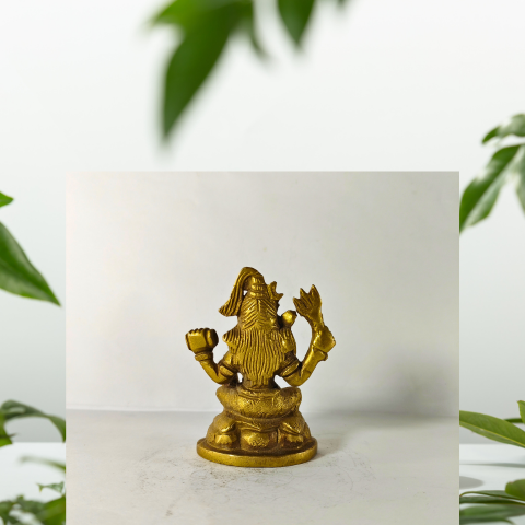 Har Har Mahadev Brass Idol