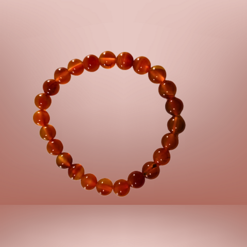 Carnelian Vitality Energy Stone Bracelet