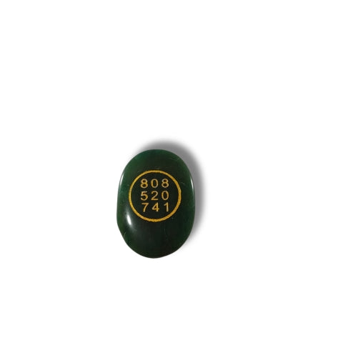 100% Genuine Sacred Green Jade Energy Zibu Coin