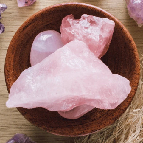 Raw Rose Quartz Stones – Natural Pink Crystal for Love, Healing & Emotional Balance