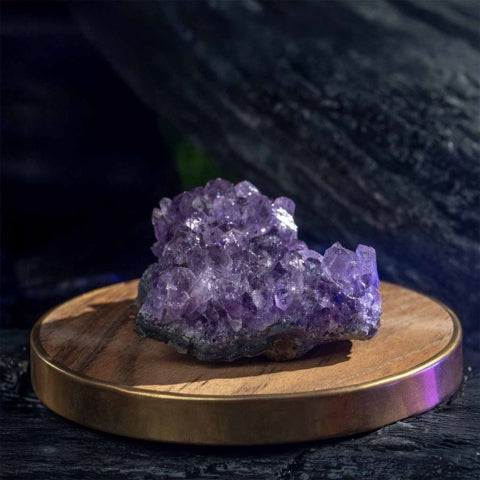 Raw Amethyst Crystal Cluster – Natural Purple Quartz for Healing & Positive Energy