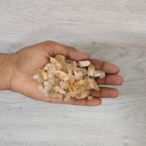 Natural Citrine Crystal Chips – Vastu & Prosperity Stones (100GM)