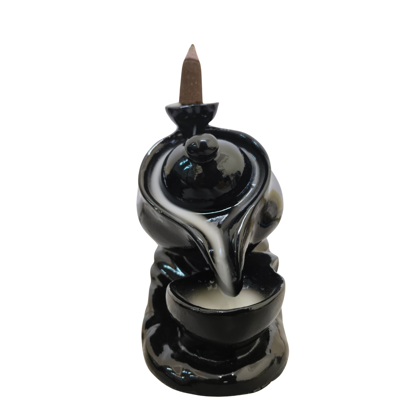 Backflow Incense Burner Cup Fountain | Smoke Waterfall Aromatherapy Decor