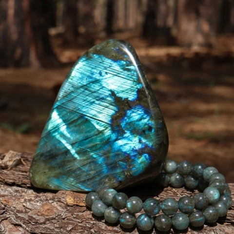 Labradorite Bracelet – Natural Iridescent Gemstone Jewelry for Protection & Transformation