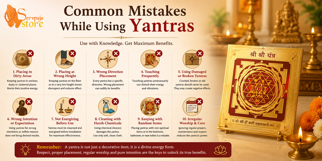 Common Mistakes While Using Yantras: A Complete Guide