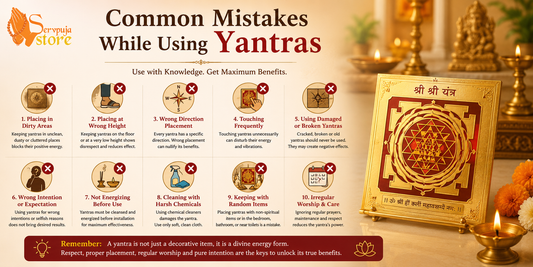 Common Mistakes While Using Yantras: A Complete Guide