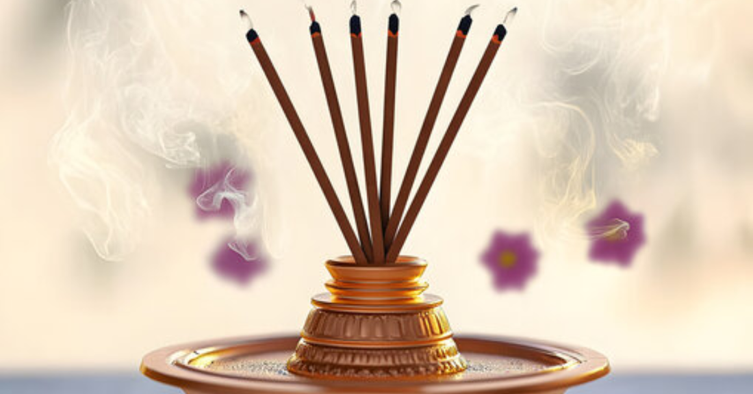 Dhoop and Agarbatti – Fragrant Puja Samagri for Divine Temple Atmosphere