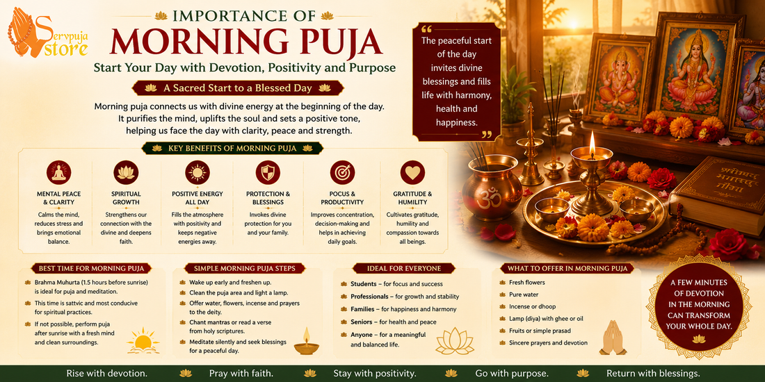 Importance of Morning Puja: Benefits, Significance &amp; Why It Should Be Part of Your Daily Life