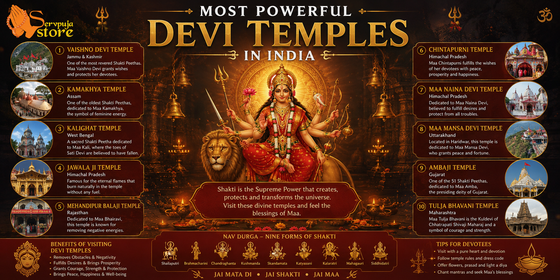 Most Powerful Devi Temples in India