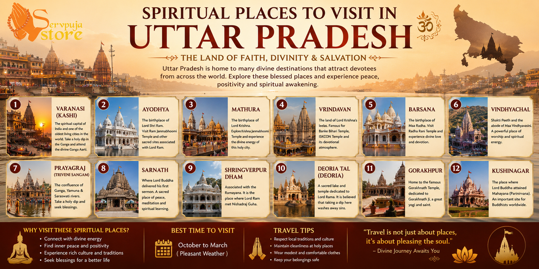 Spiritual Places to Visit in Uttar Pradesh: A Complete Pilgrimage Guide