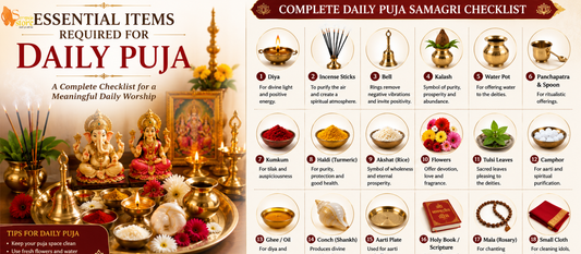 Essential Items Required for Daily Puja
