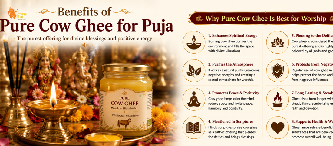  benefits of pure cow ghee for puja