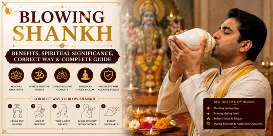 Blowing Shankh: Benefits, Spiritual Significance, Correct Way & Complete Guide