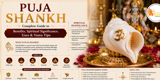 Puja Shankh: Complete Guide to Benefits, Spiritual Significance, Uses & Vastu Tips