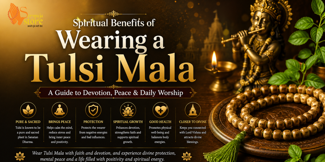 Spiritual Benefits of Wearing a Tulsi Mala: A Guide to Devotion, Peace & Daily Worship
