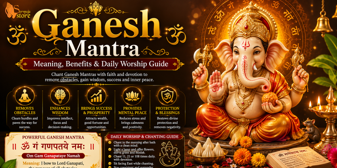 Ganesh Mantra: Meaning, Benefits & Daily Worship Guide