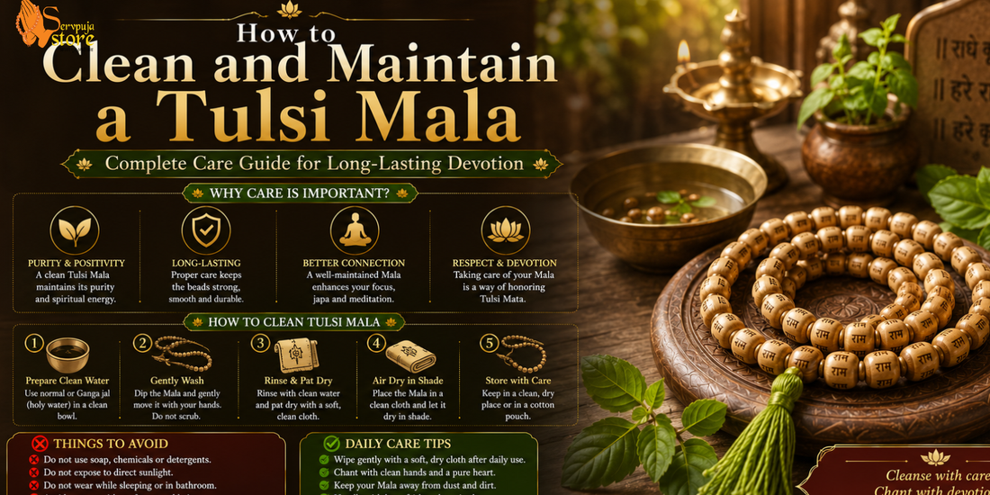How to Clean and Maintain a Tulsi Mala: Complete Care Guide for Long-Lasting Devotion
