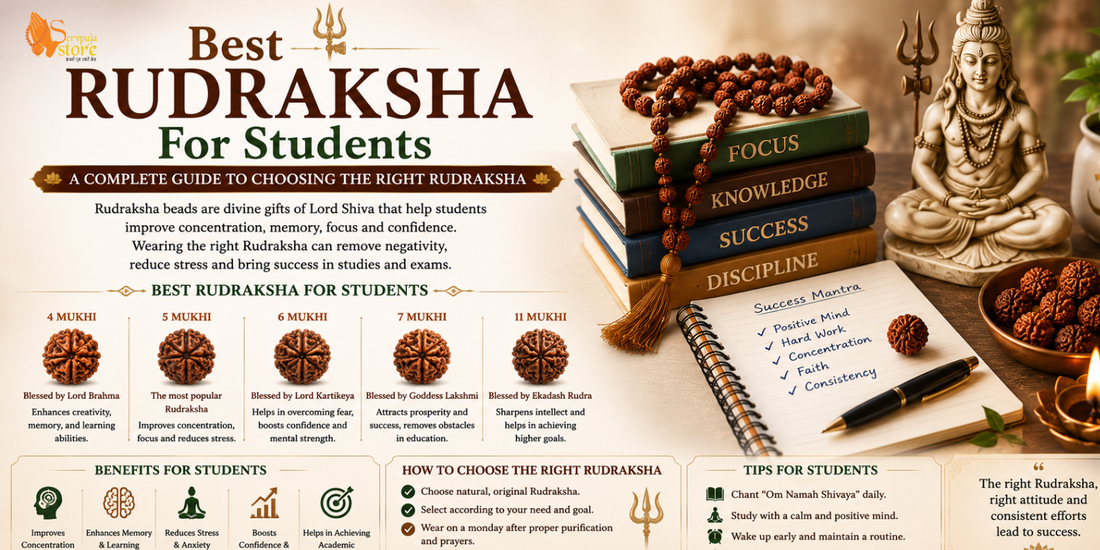 Best Rudraksha for Students: A Complete Guide to Choosing the Right Rudraksha