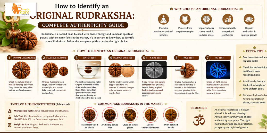How to Identify an Original Rudraksha: Complete Authenticity Guide