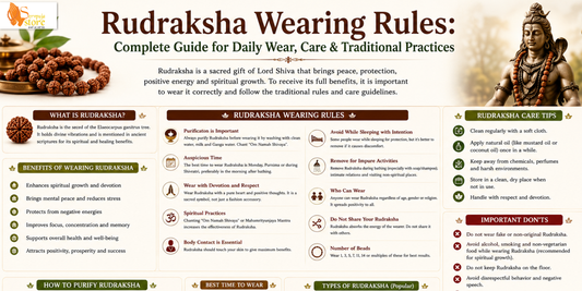 Rudraksha Wearing Rules: Complete Guide for Daily Wear, Care & Traditional Practices