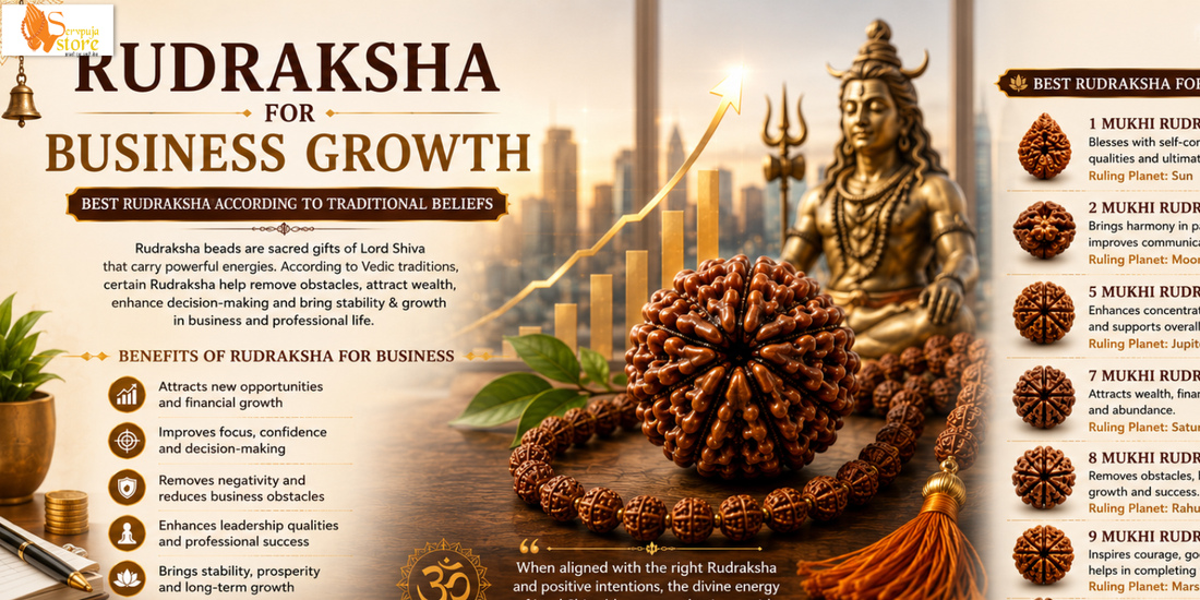 Rudraksha for Business Growth: Best Rudraksha According to Traditional Beliefs