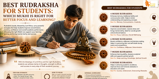 Best Rudraksha for Students: Which Mukhi Is Right for Better Focus and Learning?