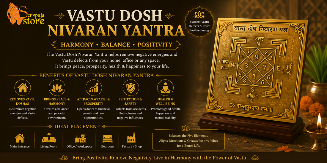 Vastu Dosh Nivaran Yantra: Significance, Traditional Benefits  Worship Guide
