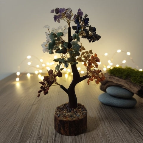 7 Chakra Crystal Gemstone Tree