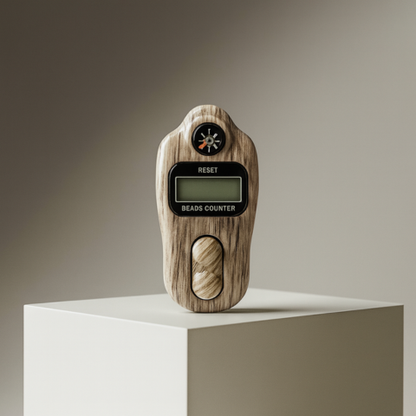 Wooden Finish Digital Beads Counter – Premium Tasbih Tally