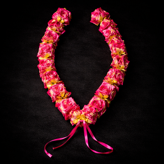 Traditional Red Rose Decorative Garland | Wedding, Puja & Welcome Use