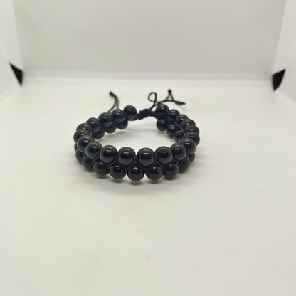 Black Beads Bracelet for Men & Women