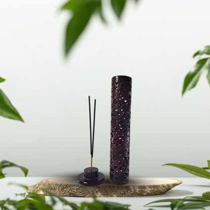 Tranquil Flame Agarbatti & Incense Stand – Premium Stone Finish