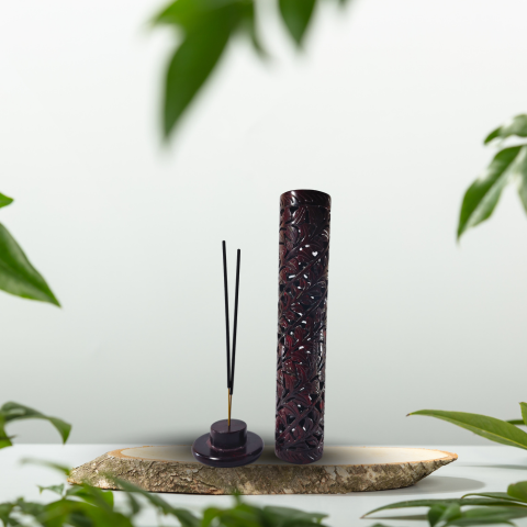 Tranquil Flame Agarbatti & Incense Stand – Premium Stone Finish